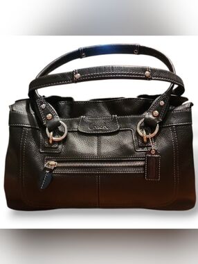 Coach Penelope Pebbled Leather Shopper purse